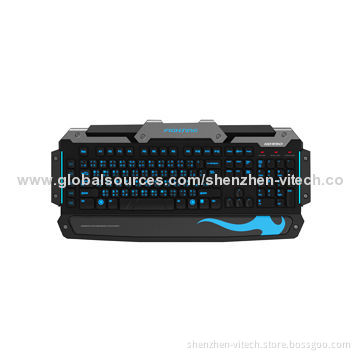 High-quality Fashion LED Backlit Gaming and Mechanical Wired Keyboard, USB Port, Multiple Languages